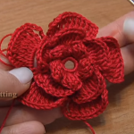 Magnificent Crochet Rose Flower Tutorial