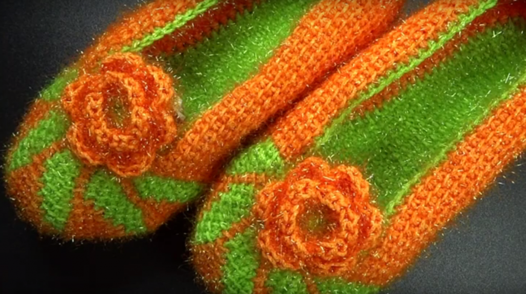 How To Crochet Simple Slippers Crochet Ideas