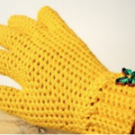 Cute Crochet Gloves With Fingers