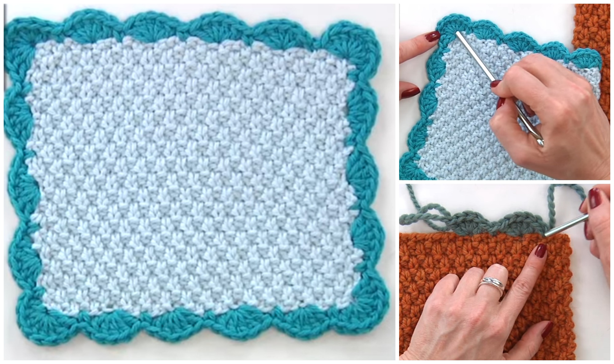 Crochet Scalloped Edge Crochet Ideas