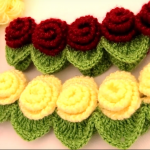 Headband With Roses and Leafs