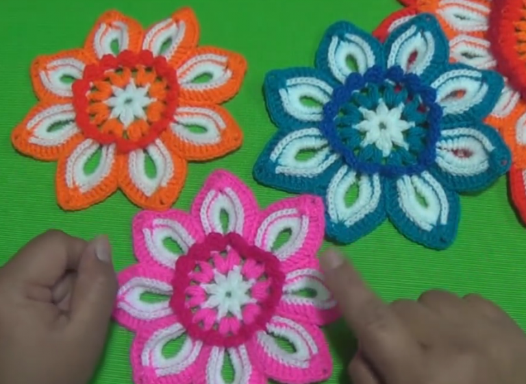 How To Crochet Pretty Flower Crochet Ideas