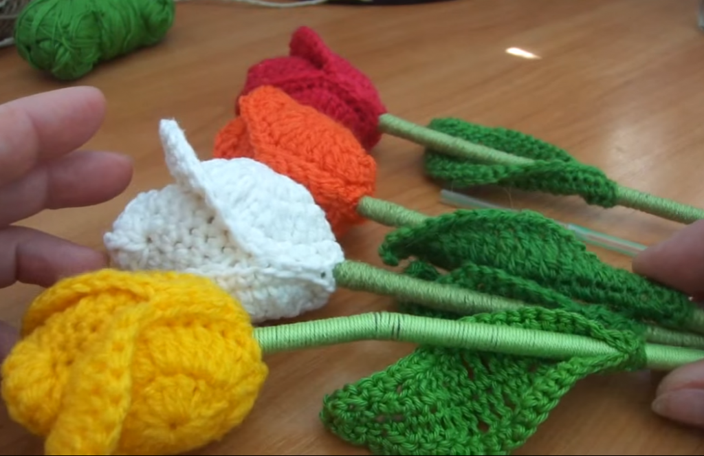 How To Crochet Tulip Flower Crochet Ideas