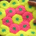 Crochet Multicolored Rug