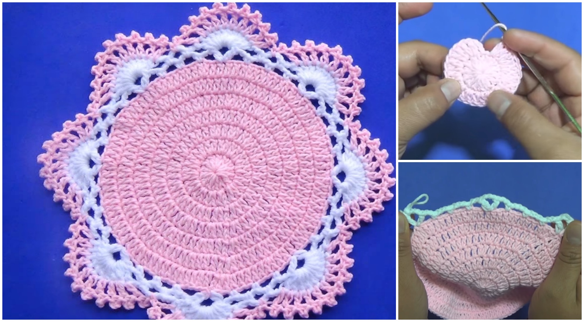 how-to-make-small-doily-step-by-step-video-tutorial-crochet-ideas