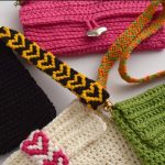 Crochet Bag With Cute Heart Handle