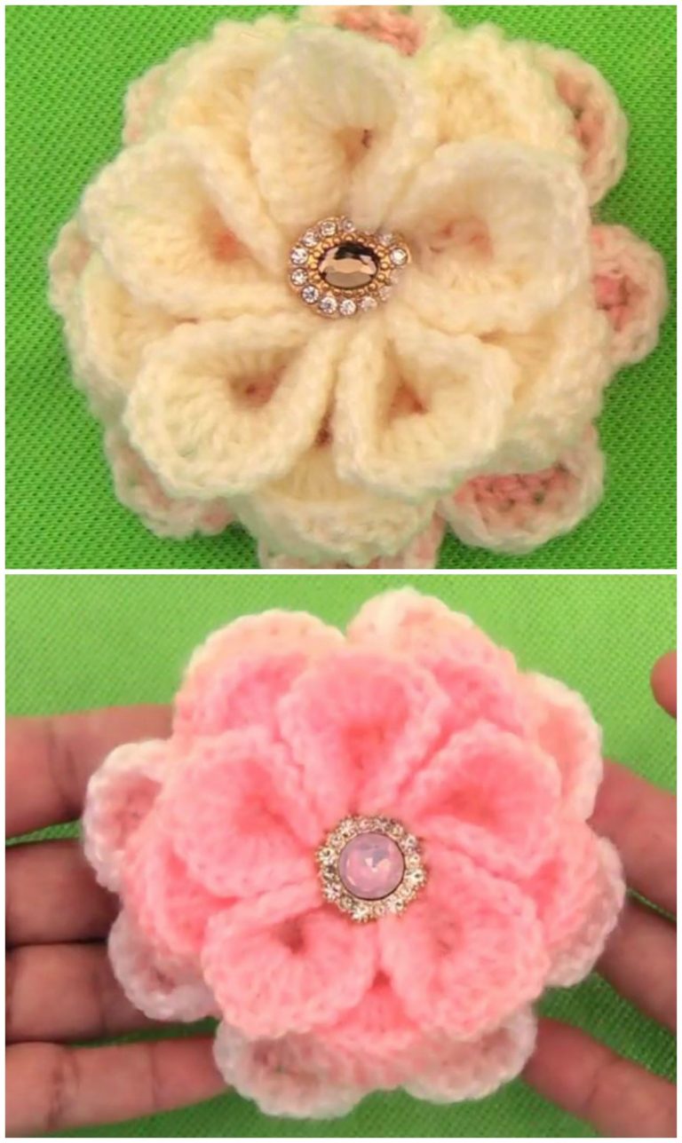 How To Make Beautiful And Easy Flower Crochet Ideas