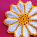 Crochet Flower Potholder