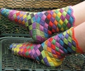 Knit Rainbow Socks