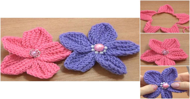 Knit Beautiful 5 Petal Flower Crochet Ideas