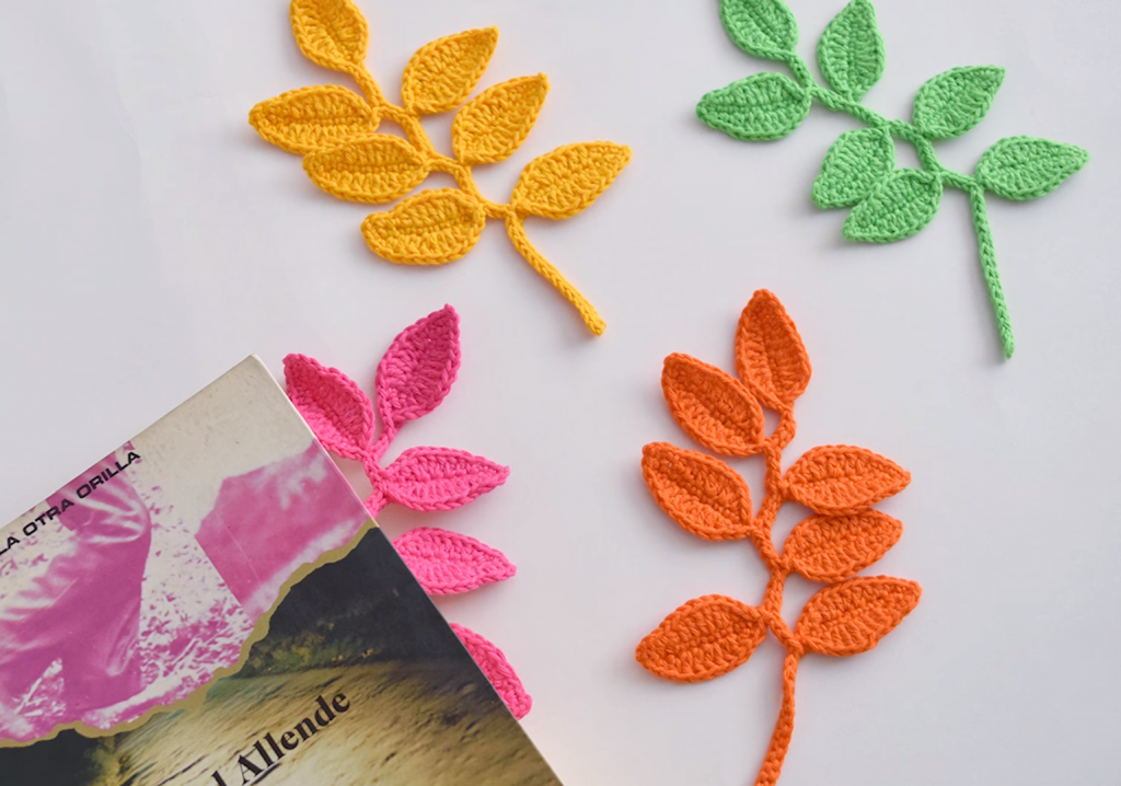 Crochet Leaf Applique Crochet Ideas