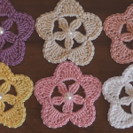 Crochet Flower Applique