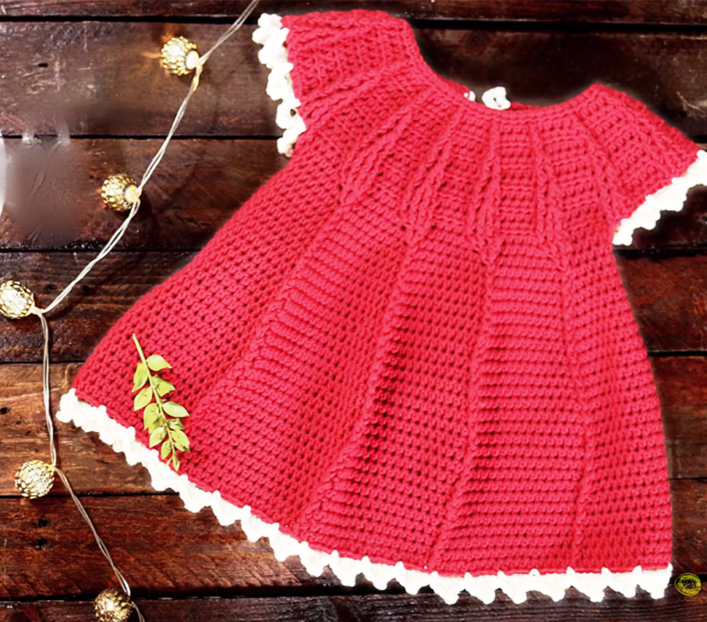 crochet dress for 1 year old baby girl