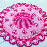 Crochet Butterfly Rug