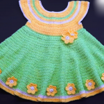 Crochet Baby Dress 6-12 Months