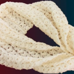 Crochet Peruvian Stitch Infinity Scarf