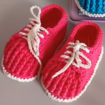 Crochet Baby Shoes From 4 to 6 Months