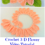 Crochet 3 D Flower Video Tutorial
