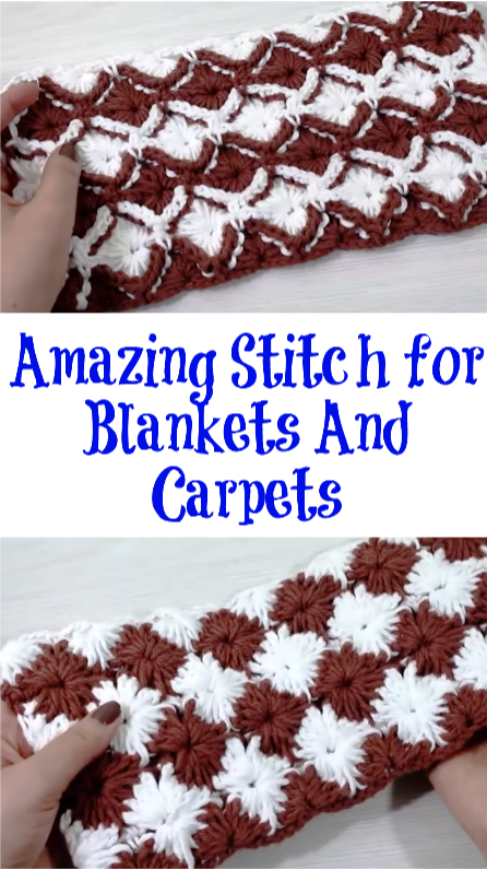 amazing stitch for blankets and carpets