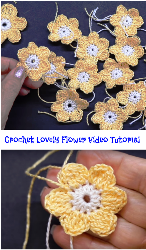 crochet lovely flower