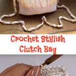 Crochet Stylish Clutch Bag
