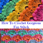 How To Crochet Gorgeous Fan Stitch