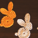 Crochet Easter Bunny Applique For Beginners