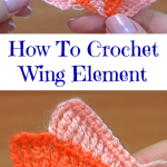 How To Crochet Wing Element