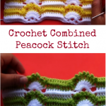 Crochet Combined Peacock Stitch