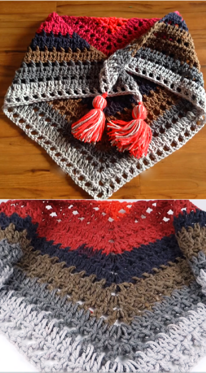 crochet comfortable scarf