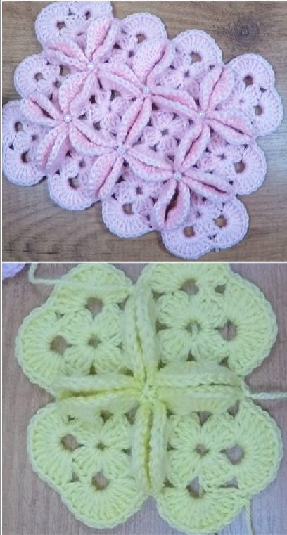 3d flower stitch step by step tutorial