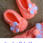 Crochet Baby Shoes With Flower