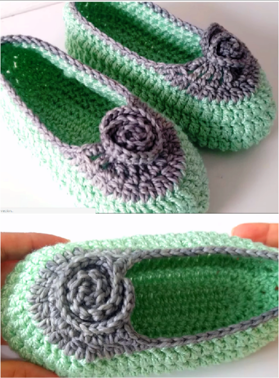 crochet slippers all sizes