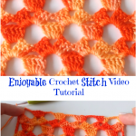 Enjoyable Crochet Stitch Video Tutorial