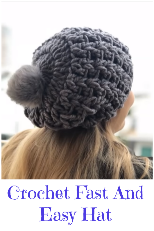 crochet fast and easy hat
