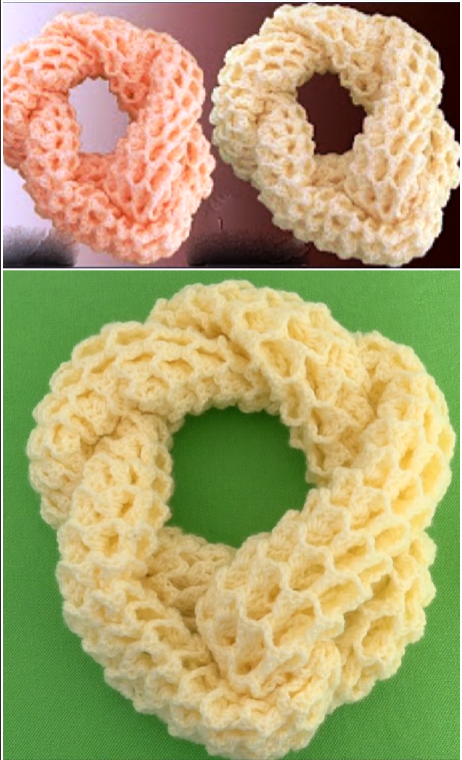 honeycomb stitch scarf