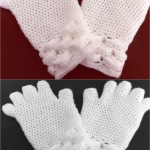 Crochet 3 D Marshmallow Stitch Gloves