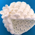Crochet Marshmallow Stitch 3 D Hat