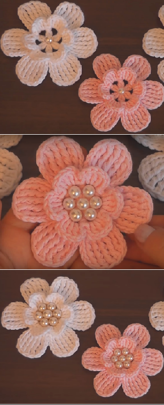 DIY Crochet flower