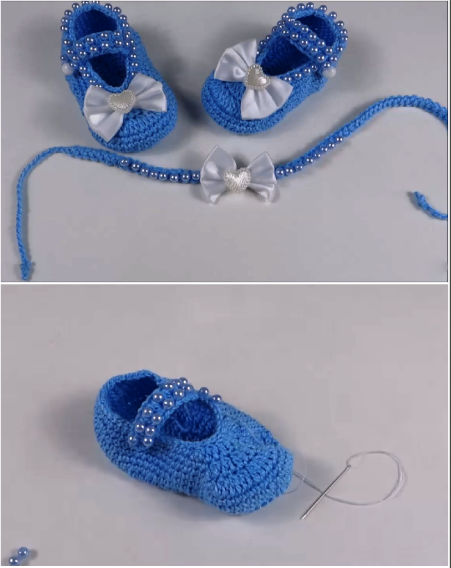 baby shoes and headband set