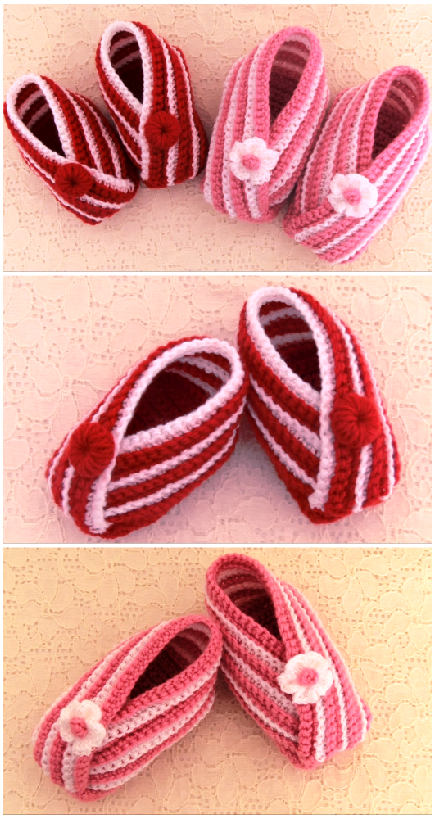 crochet fast and easy baby booties