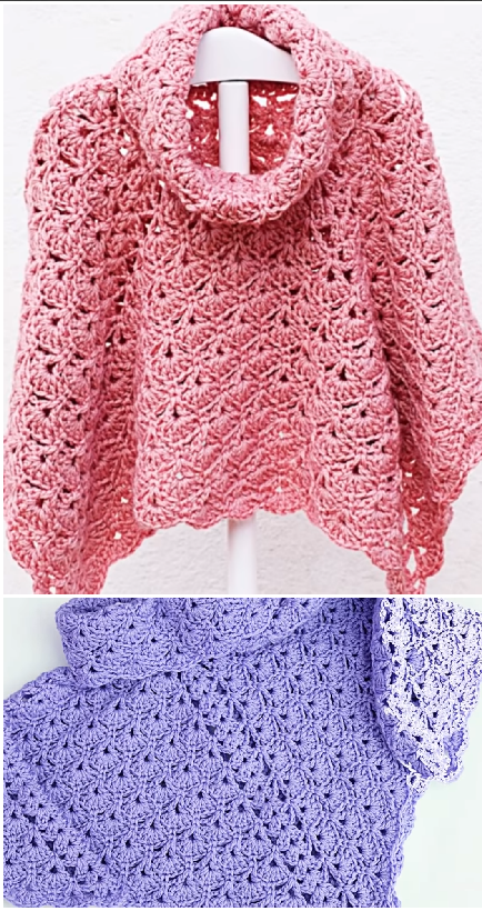 crochet fast and easy poncho
