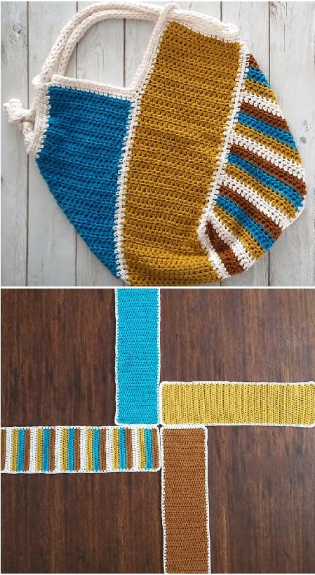 crochet windmill bag