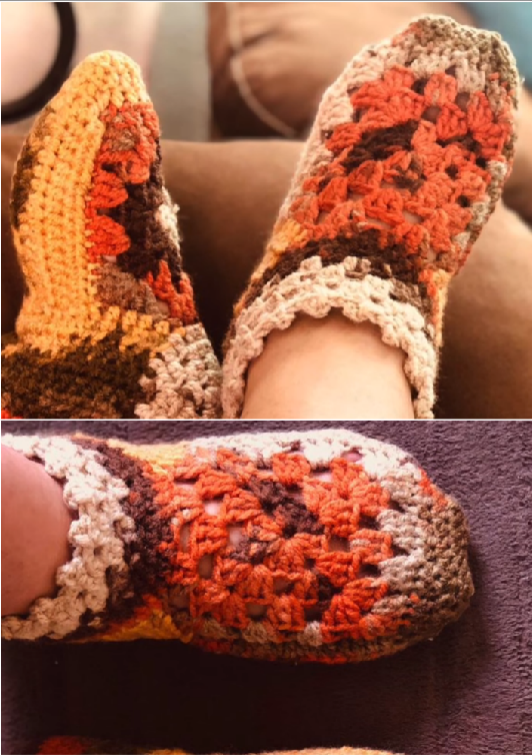 crochet fast and easy slippers