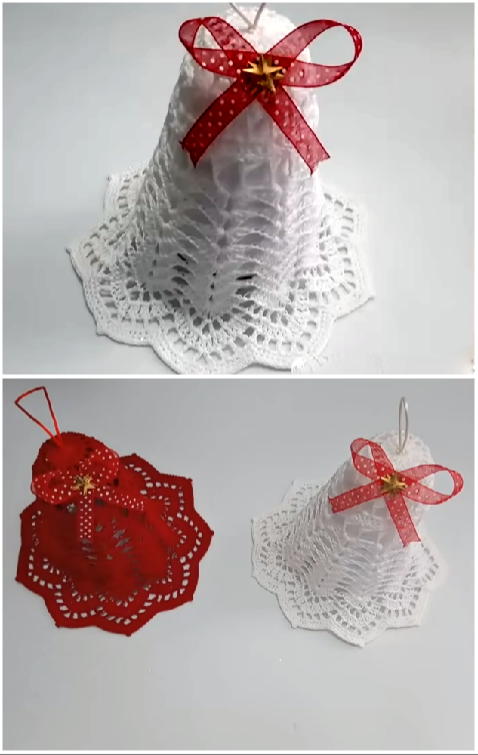 how to crochet christmas bells
