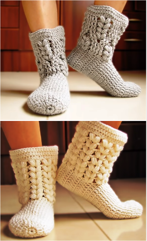 Crochet Comfortable Slippers (All Size)