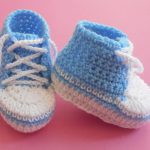 Crochet Easy Baby Shoes (0-3)