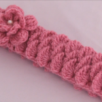 Crochet Headband With 3 D Flower