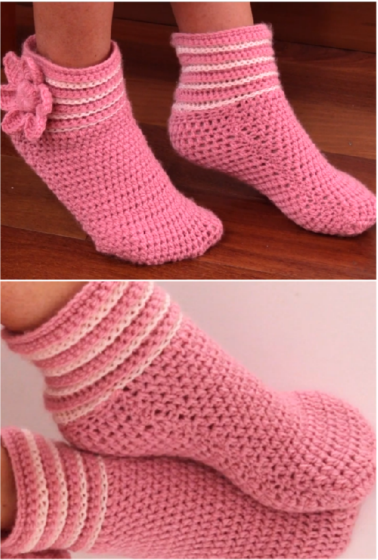 Crochet Easy Slippers For Beginners