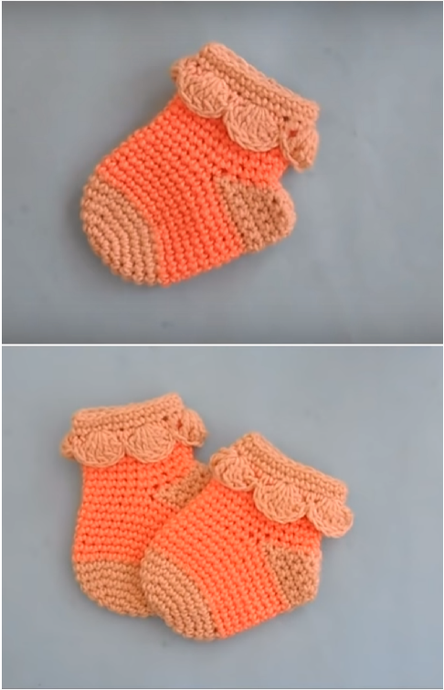 Crochet Lovely Baby Socks